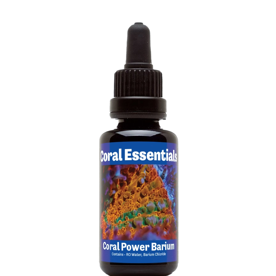 Bottle of Coral Essentials Coral Power Barium 50L marine aquarium supplement