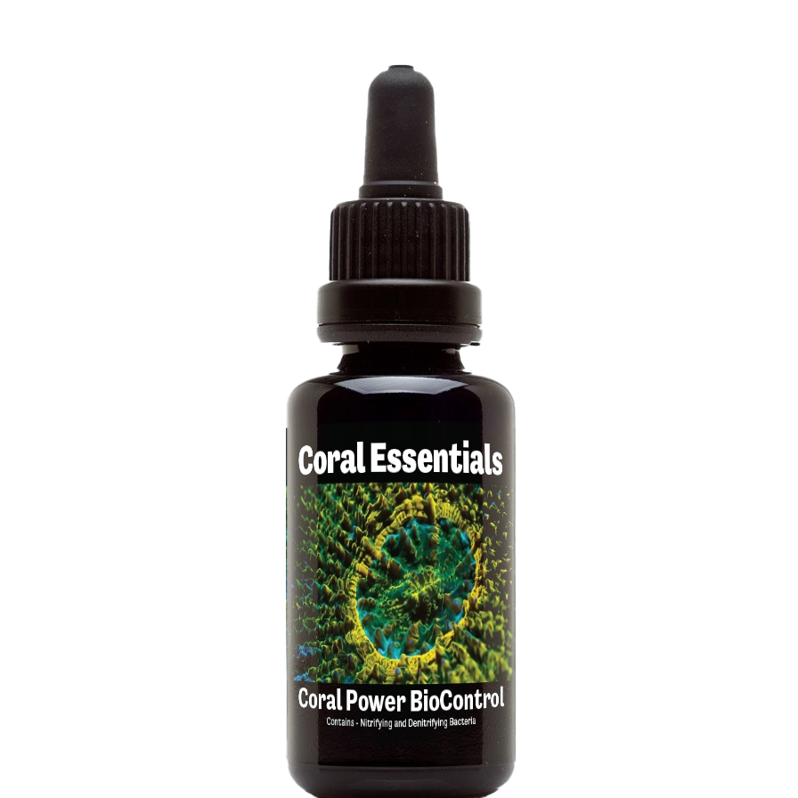 Bottle of Coral Essentials Coral Power BioControl 50mL marine aquarium supplement