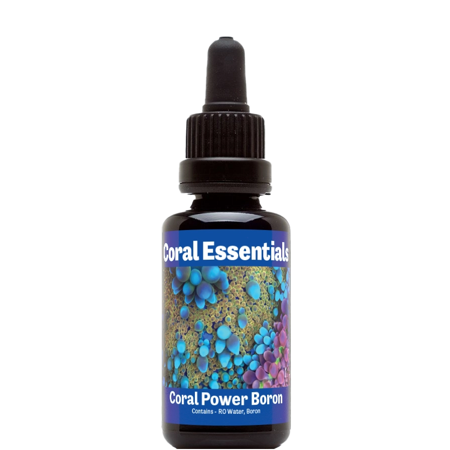 Bottle of Coral Essentials Coral Power Boron 50mL marine aquarium supplement