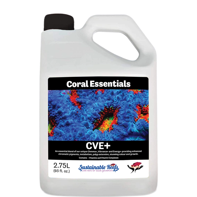 2.75L bottle of Coral Essentials CVE+ marine aquarium supplement