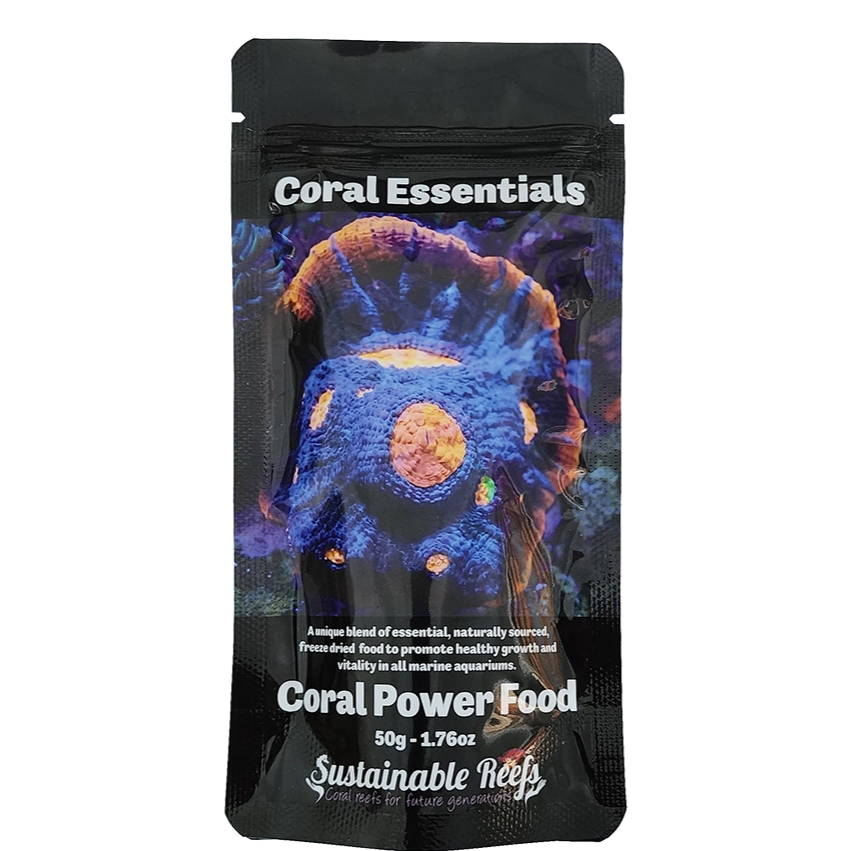 Bag of Coral Essentials Coral Power Food 50 g marine aquarium supplement