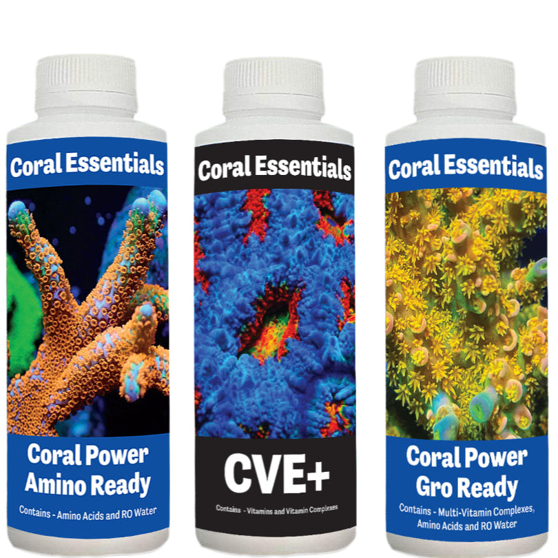 Coral Essentials Nutrition Trio Bundle 3x500mL marine aquarium supplement