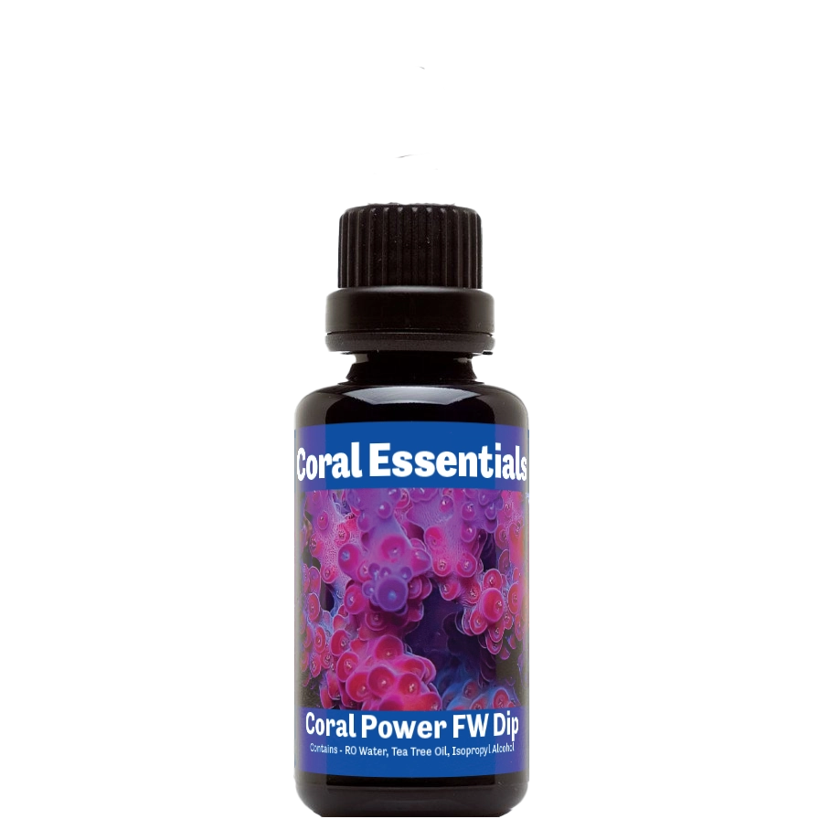 Bottle of Coral Essentials Coral Power Flat Worm Dip 50mL marine aquarium supplement