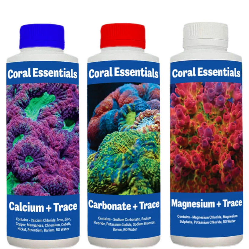 Coral Essentials Primary Care Bundle 500mL marine aquarium supplement